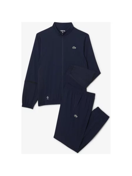 Dres Lacoste Tennis x Daniil Medvedev granatowy XS niebieski