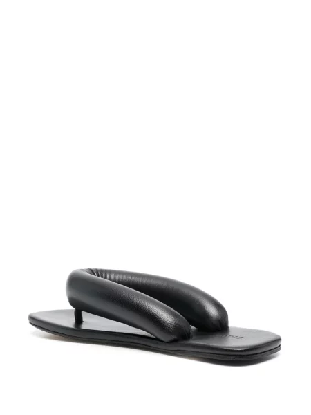 Chiloți Staud din piele slip-on negru