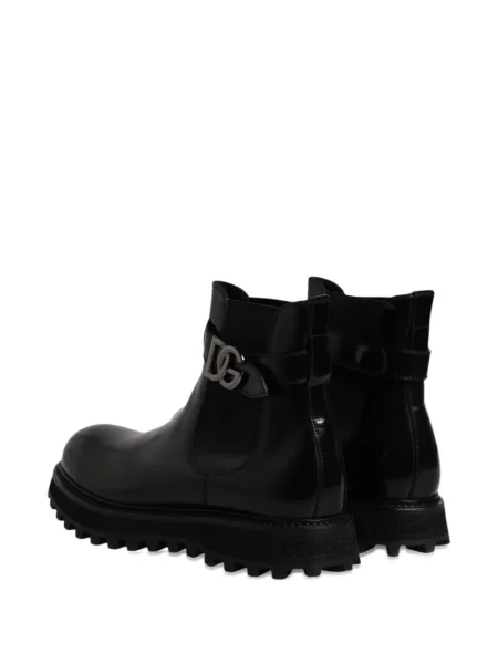 Cu centură botine Dolce & Gabbana negru