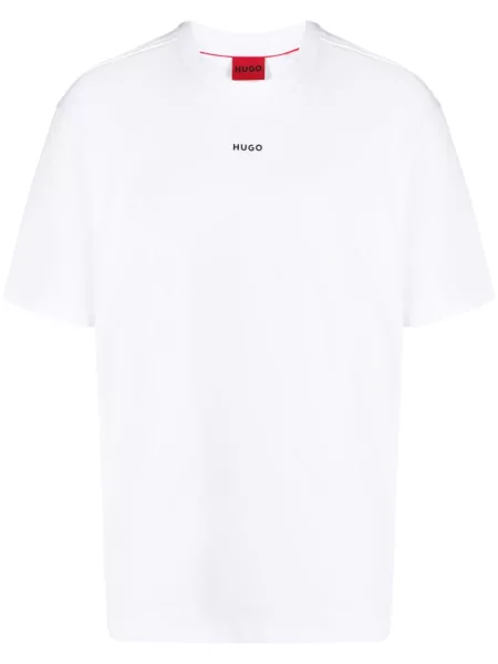 Tricou Hugo cu imagine alb