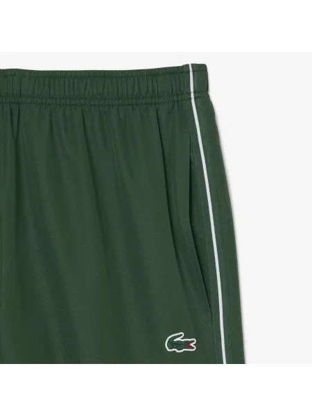 Lacoste Spodnie Dresowe Regular Fit zielone