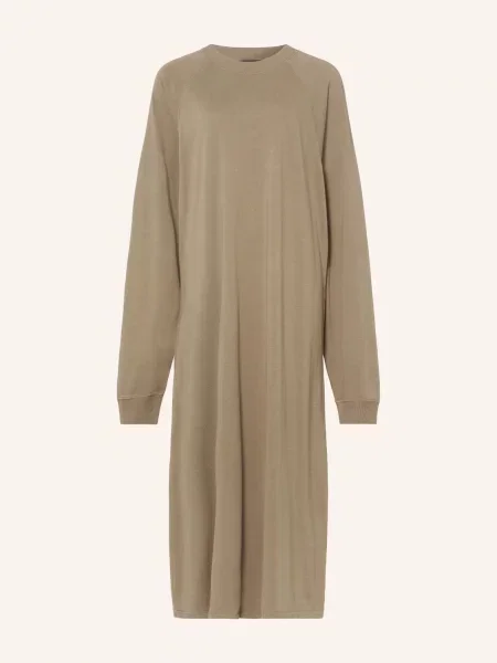 Black Palms Jerseyové Šaty Bp Iconic olivová černé