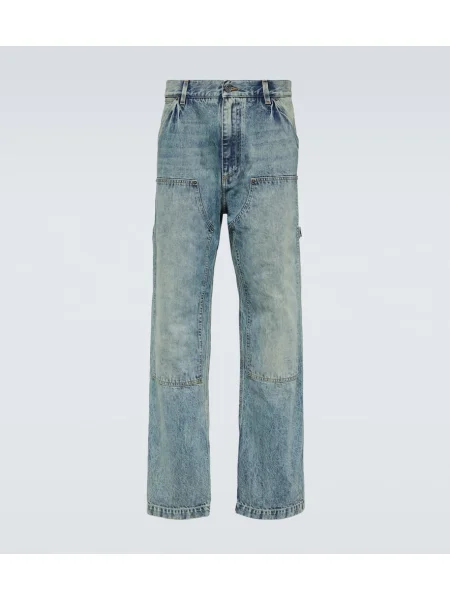 Ravne kavbojke Dolce&gabbana modra