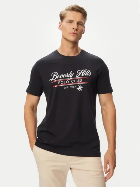 Beverly Hills Polo Club T-Shirt Σκούρο μπλε