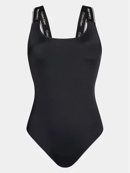 Calvin Klein Swimwear Maudymosi kostiumėlis Juoda balta