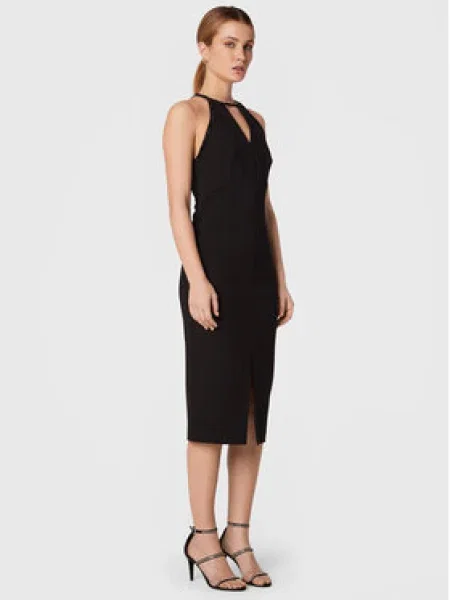 TWINSET Rochie cocktail Fitted Fit negru