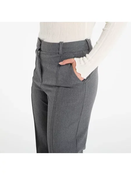 Панталони Samsøe Samsøe Salot Trousers Dark Gull Gray Pinstripe L