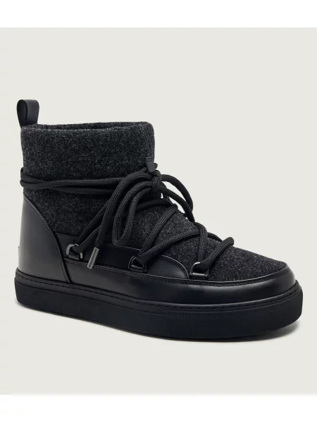 INUIKII Bocanci Felt | piele negru