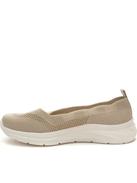 Sneakersy Grunberg zamknięte noski beżowe