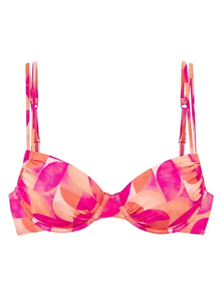 LASCANA Sutien costum de baie crem / portocaliu roz