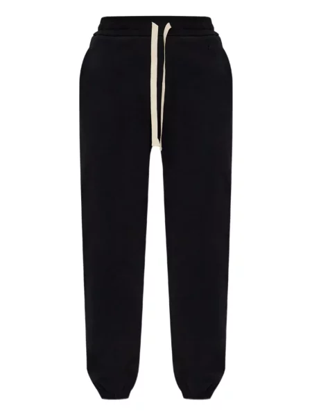 Pantaloni Jil Sander cu broderie negru