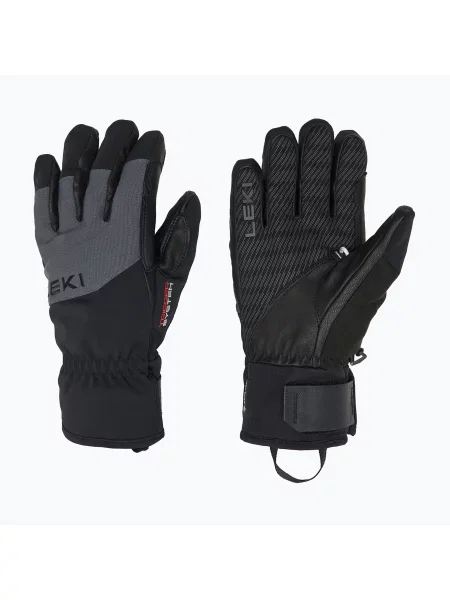 Lyžařské rukavice LEKI Pegas 3D GTX black/ graphite černé