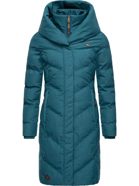 Ragwear Palton funcțională Natalka petrol verde