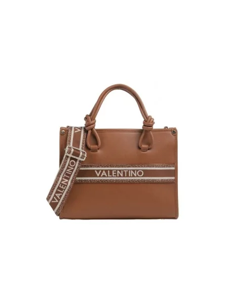 Crossbody kabelka Valentino z ekologickej kože hnedá