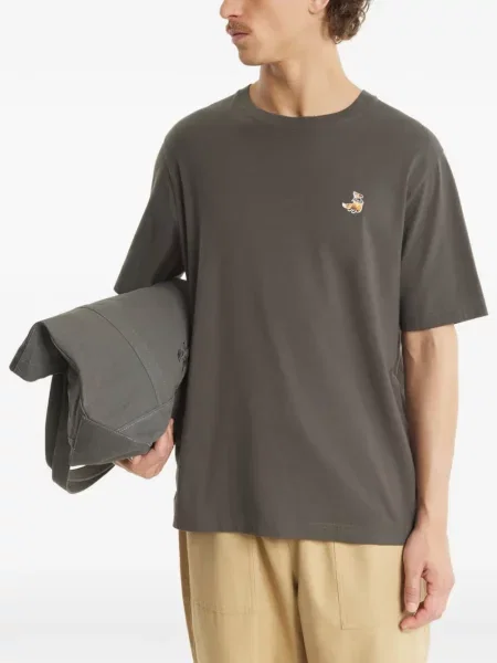 Tricou Maison Kitsune gri