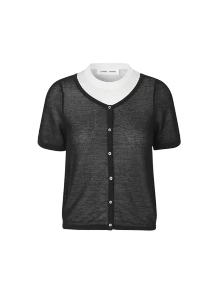 Sweter Samsoe Samsoe czarny