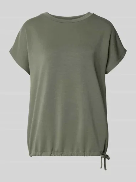 T-shirt z okrągłym dekoltem Soyaconcept khaki