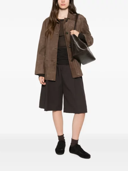 Geanta de piele Sportmax maro