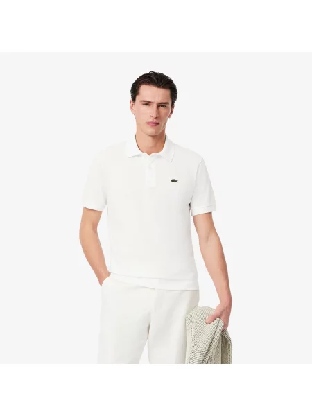 Классическое поло Lacoste белое