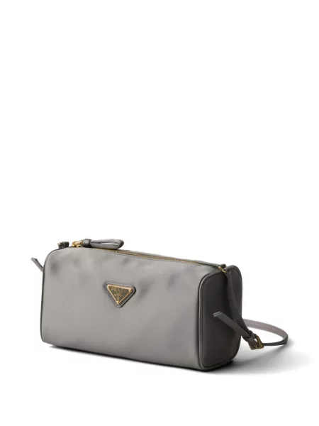 Geantă Prada din satin gri
