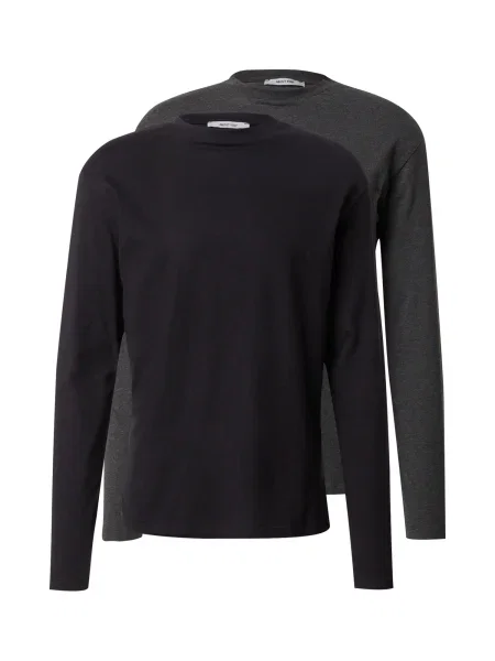 ABOUT YOU Tricou Hassan gri închis negru