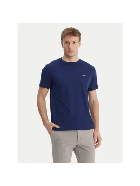 Gant Majica Shield Mornarsko modra