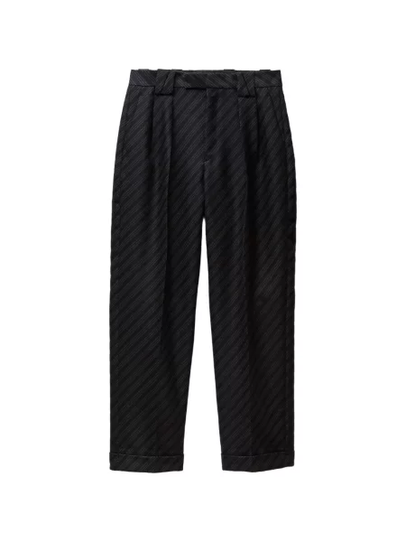Pantaloni Versace de lână negru