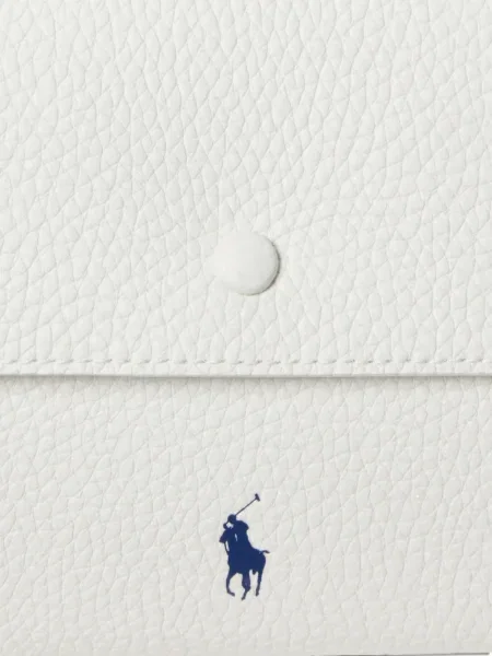 Chiloți tanga Polo Ralph Lauren cu autograf tricotate mini alb