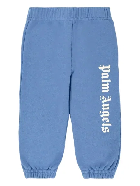 Spodnie dziecięce Palm Angels niebieskie