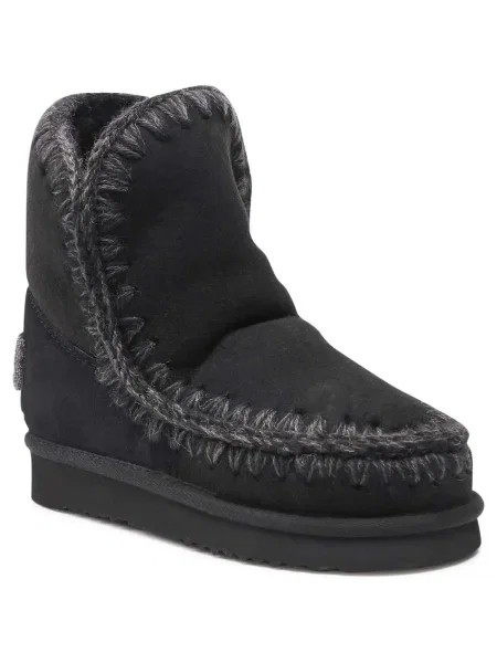 Cizme de zăpadă Mou Eskimo 18 Glitter Logo negru