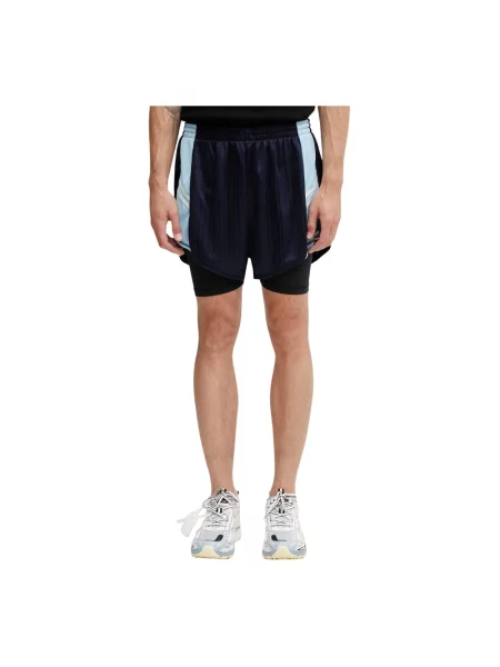 Martine Rose Football szorty niebieskie