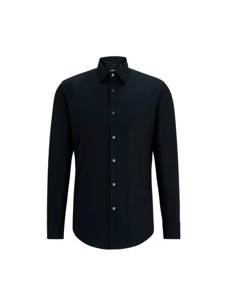 Koszula biznesowa o kroju slim fit z dodatkiem streczu Boss czarna
