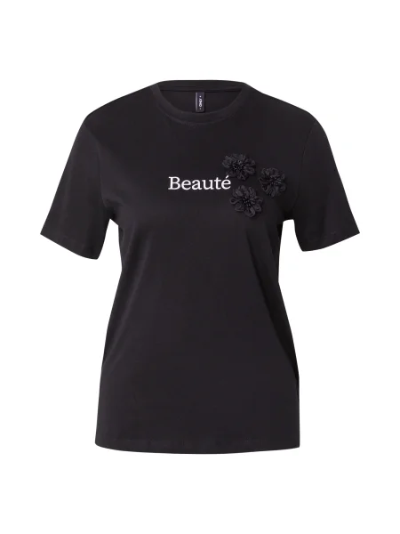 ONLY Tricou ONLBLOSSOM negru alb