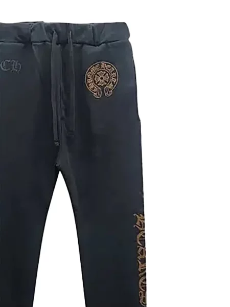 Спортни панталони Chrome Hearts със сърца черно