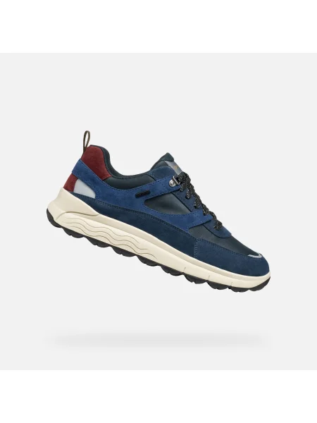 Sneakerși Geox albastru