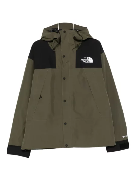 Geacă The North Face cu glugă verde