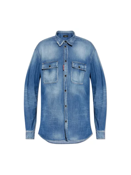 Koszula dżinsowa Dsquared2 niebieska
