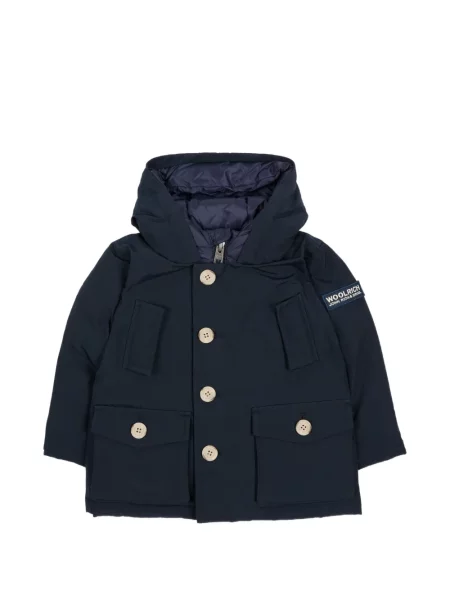 Parka dziecięca Woolrich niebieska