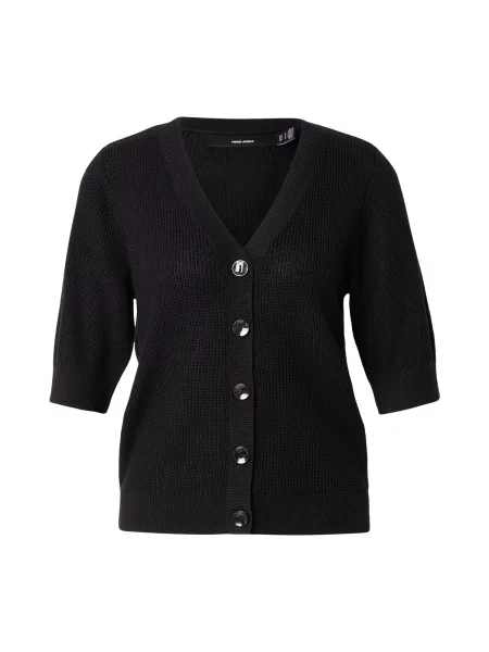 VERO MODA Geacă tricotată VMNewflex' negru