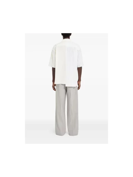 Koszula z krótkim rękawem Mm6 Maison Margiela biała