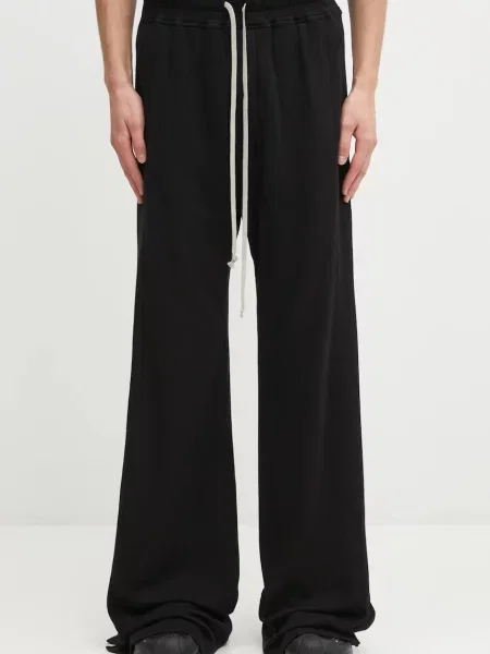 Rick Owens DRKSHDW pantaloni de trening din Pusher Pants uni negru