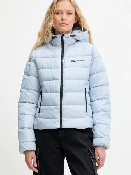 Karl Lagerfeld Jeans kurtka zimowa niebieski