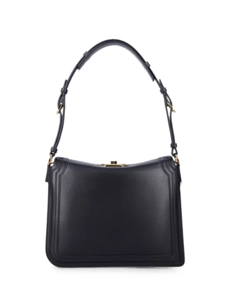 Geantă shopper Lanvin din piele negru