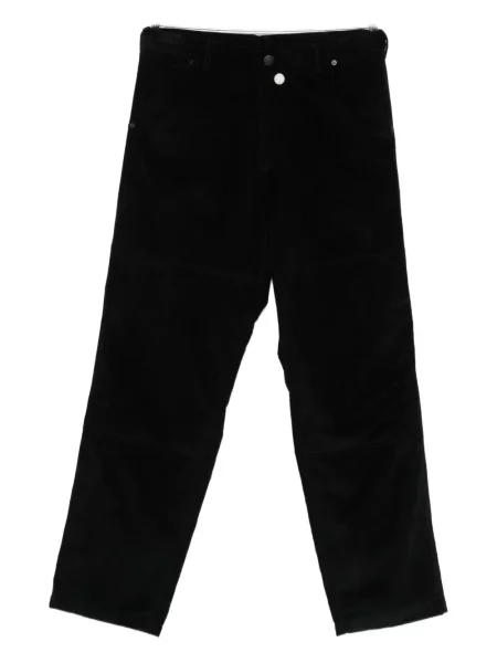 Pantaloni Moncler de catifea cord negru
