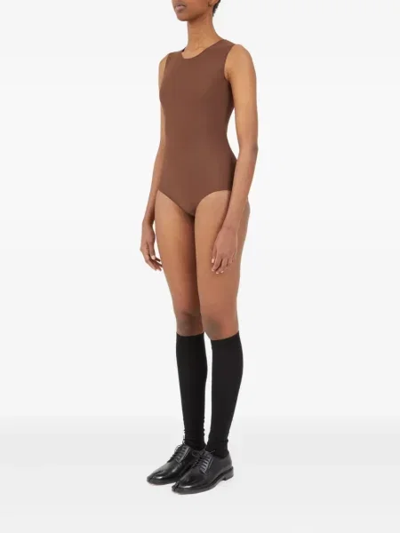 Body Maison Margiela fără mâneci maro