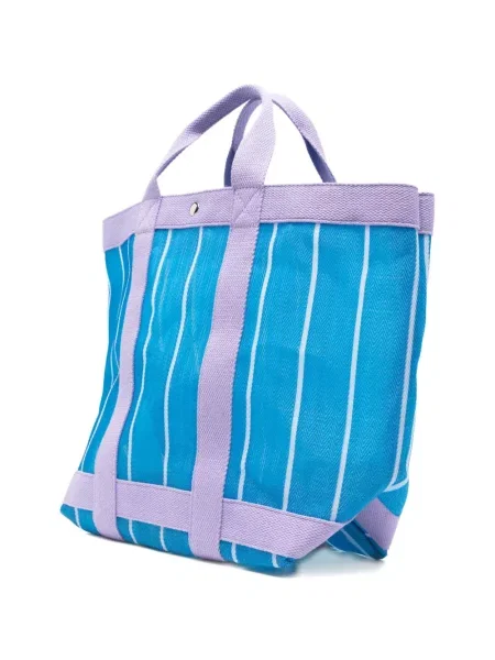 Torebka A.p.c. w paski niebieska