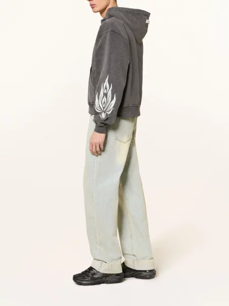 Don't Waste Culture Mikina Wesandra šedá bílá