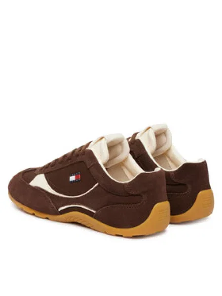 Tommy Jeans Sneakersy Archive Lite Sued hnedá