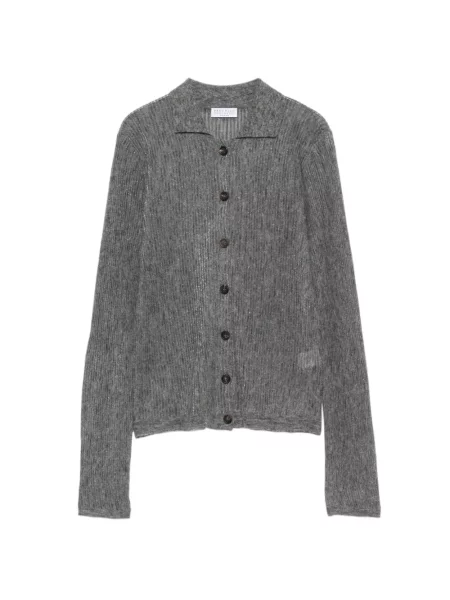 Cardigan Brunello Cucinelli tricotate gri