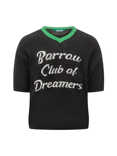 Dzianinowy sweter Barrow czarny